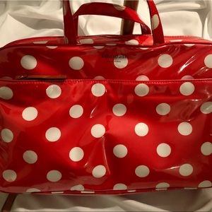 kate spade Red Polka Dot Cosmetic Bag